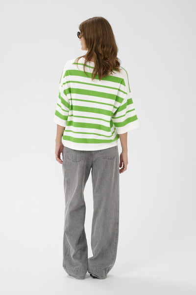 Soaked in Luxury 'Spina' Striped Boxy Pullover