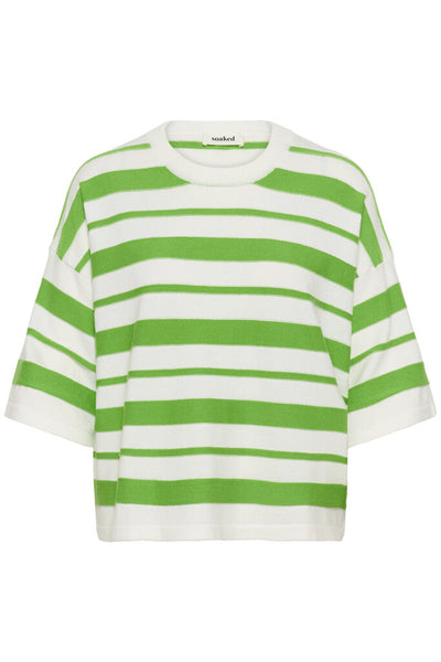 Soaked in Luxury 'Spina' Striped Boxy Pullover