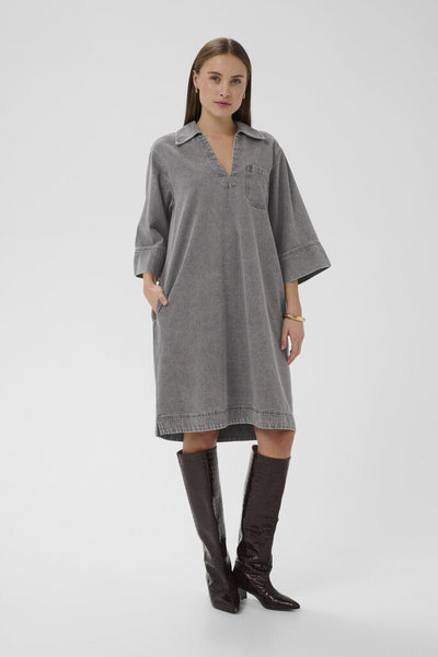 Soaked in Luxury 'Ninnia Annabeth' Denim Collared Dress