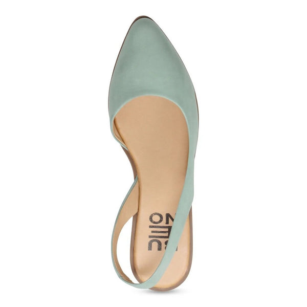 Bueno 'Bronx' Slingback Flat - Seafoam