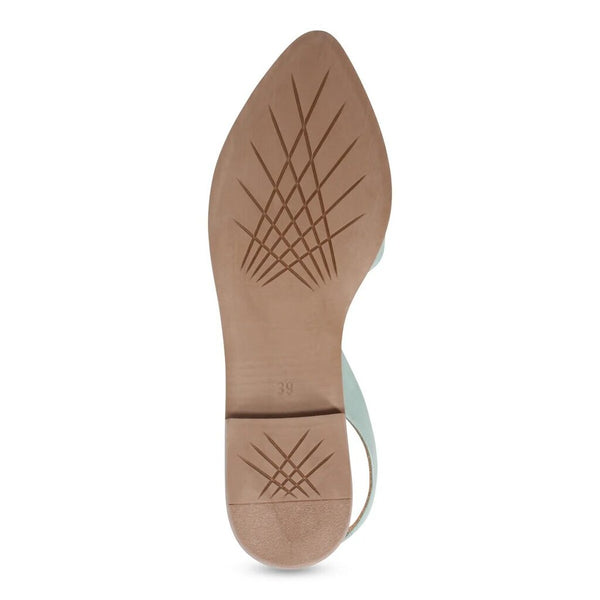 Bueno 'Bronx' Slingback Flat - Seafoam