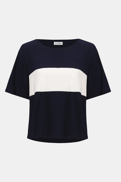 Joseph Ribkoff 261080 Colour Block Boxy Top