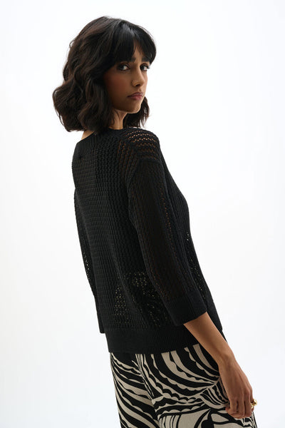 Joseph Ribkoff 262976 Open Stitch Sweater