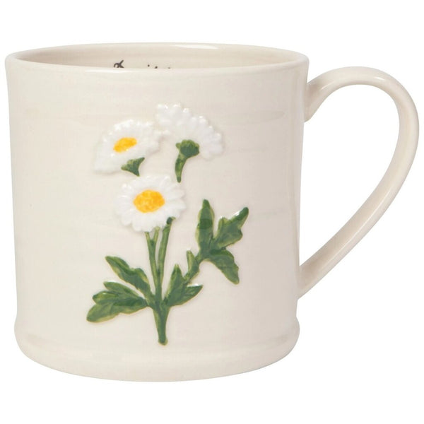 Danica Daisy Embossed Mug
