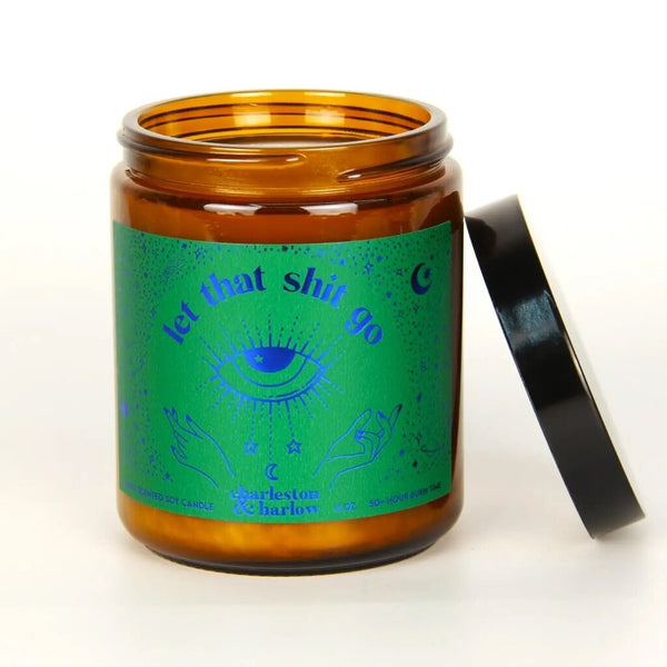 Charleston & Harlow 'Let That Shit Go' Lemon Lime Sugarcane Candle