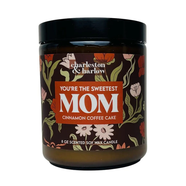 Charleston & Harlow 'MOM' Cinnamon Coffee Cake Candle