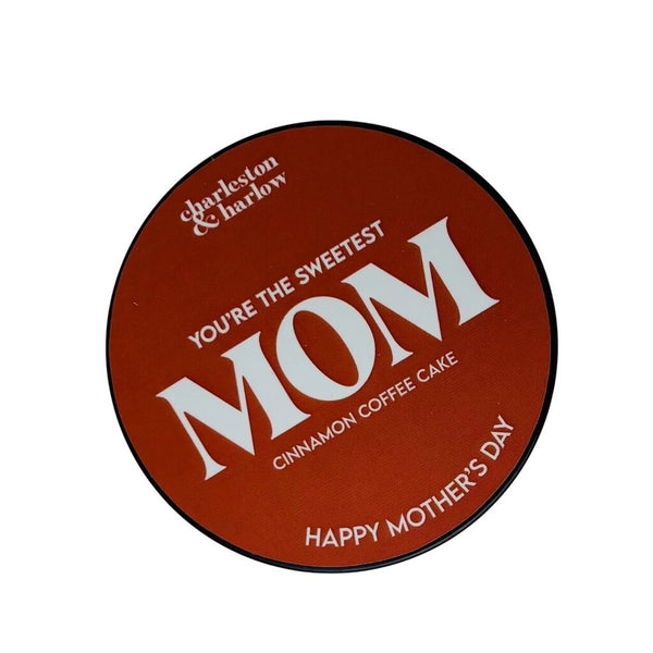 Charleston & Harlow 'MOM' Cinnamon Coffee Cake Candle