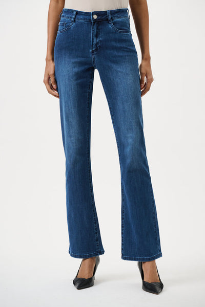 Joseph Ribkoff 'Brooke' Classic Bootcut Stretch Jeans - Medium Blue