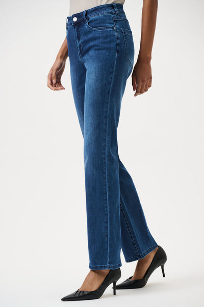 Joseph Ribkoff 'Brooke' Classic Bootcut Stretch Jeans - Medium Blue