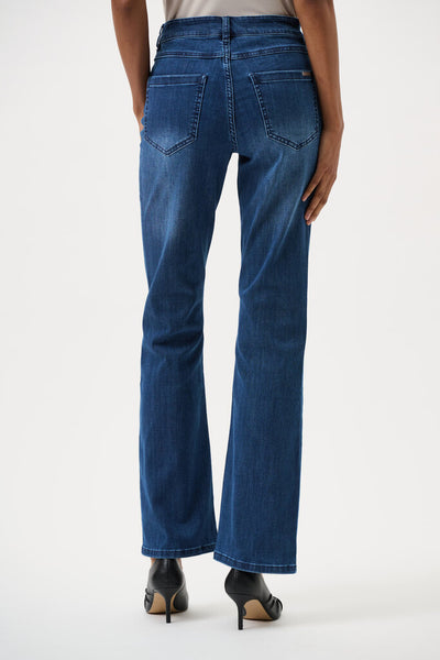 Joseph Ribkoff 'Brooke' Classic Bootcut Stretch Jeans - Medium Blue