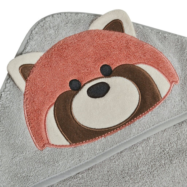 Perlimpinpin Baby Hooded Towel - Red Panda