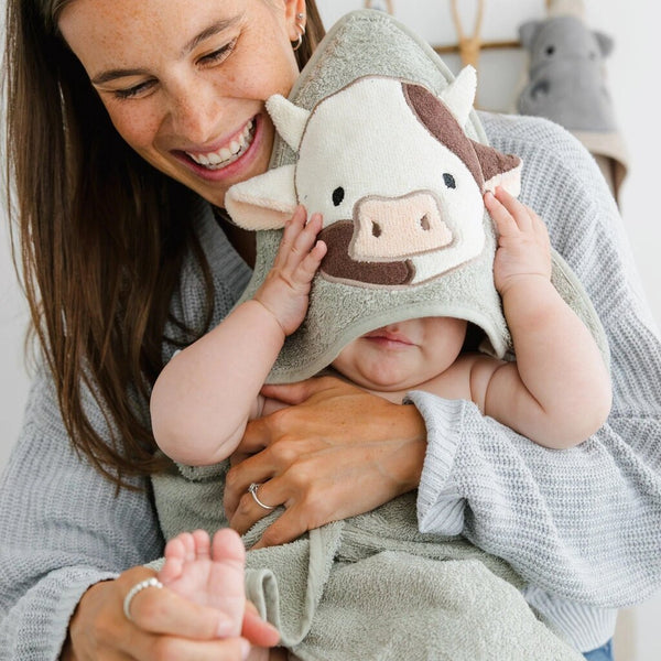 Perlimpinpin Baby Hooded Towel - Red Panda