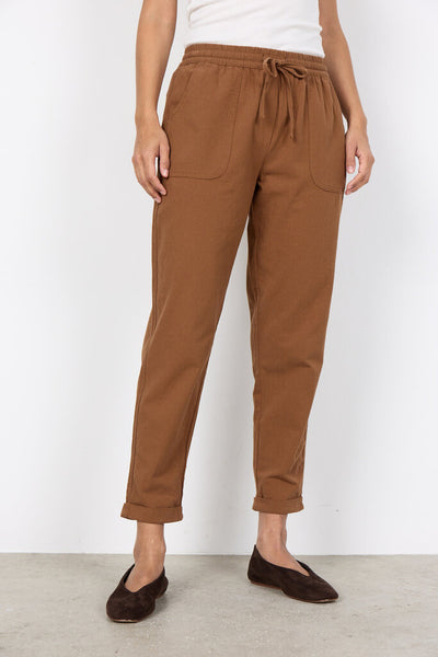 Soyaconcept 'Cissie' Cotton Pants - Toffee