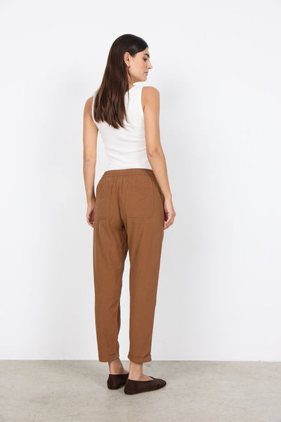 Soyaconcept 'Cissie' Cotton Pants - Toffee