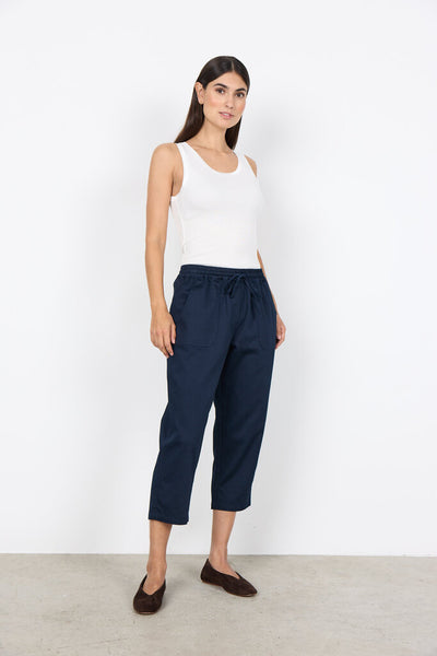 Soyaconcept 'Akila' Cropped Pant - Navy