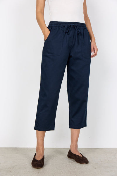 Soyaconcept 'Akila' Cropped Pant - Navy