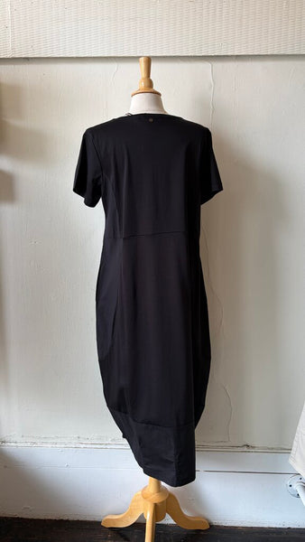 FOIL 'Tuck Me Up' 1/4 Zip Midi Dress
