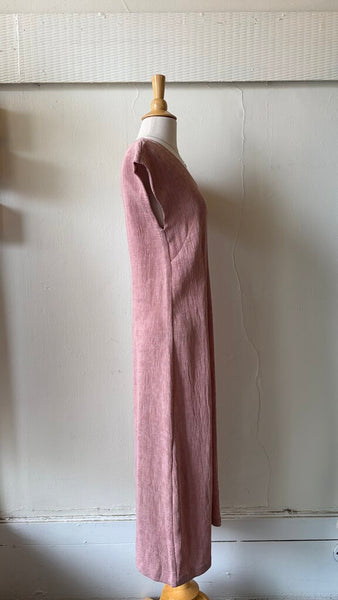 FOIL 'High Spirits' Textured V-Neck Dress