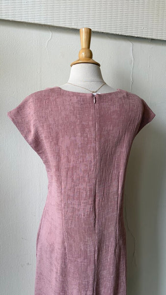 FOIL 'High Spirits' Textured V-Neck Dress
