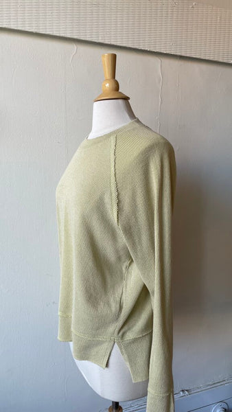 Hello Nite - 'Kori' Kiwi Jacquard Double Knit Rib Long Sleeve
