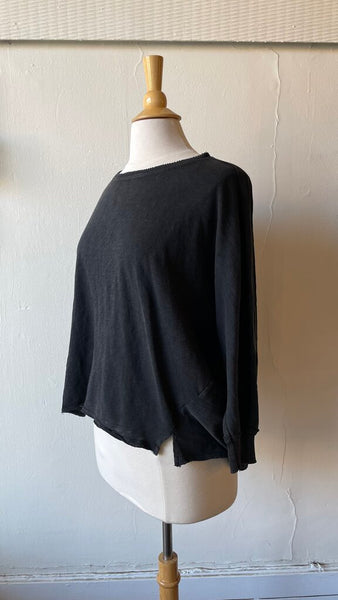 Hello Nite - 'Dani' Phantom Dolman 3/4 Sleeve Ribbed Cuff/Back
