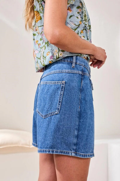 Tribal 'Audrey' Button Front Denim Skort