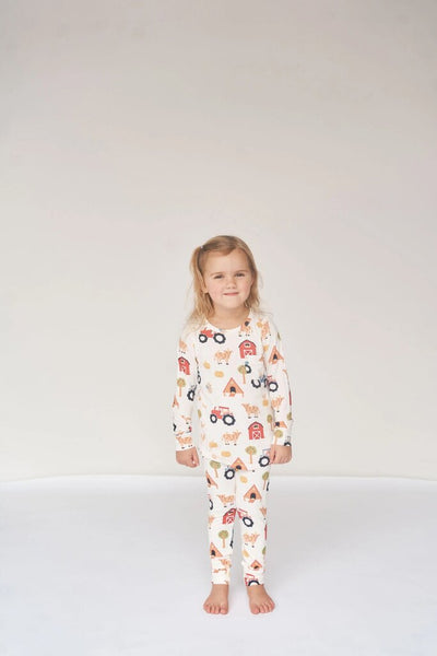 Bambi & Birdie Classic PJ Set - Farm Friends