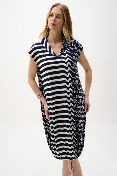 Joseph Ribkoff 262132 Conversational Print Cocoon Dress