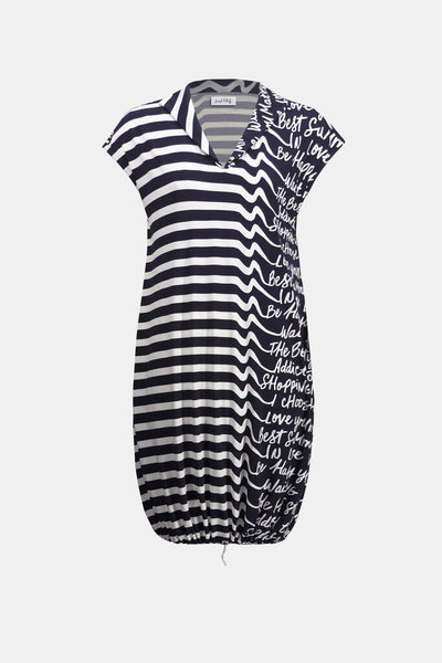 Joseph Ribkoff 262132 Conversational Print Cocoon Dress