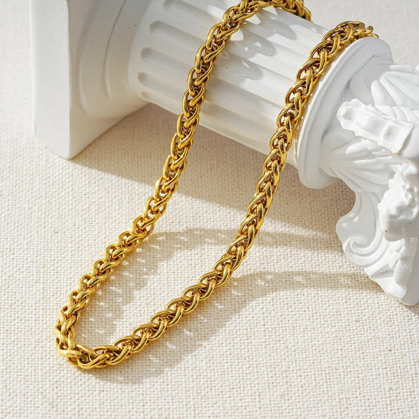 Hackney Nine 'Abbot' Interwoven Chunky Necklace