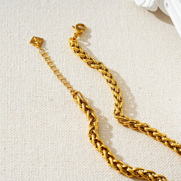 Hackney Nine 'Abbot' Interwoven Chunky Necklace
