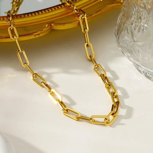 Hackney Nine 'Bayswater' Contemporary Paper Clip Chain Necklace