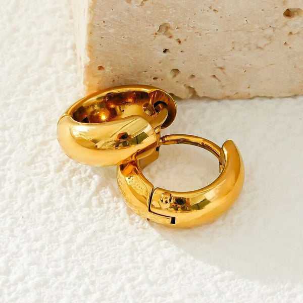 Hackney Nine 'Bochum' Tiny Huggie Hoop Earrings