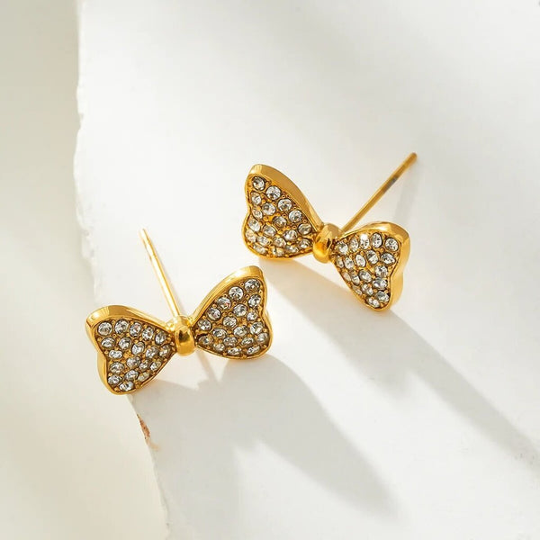Hackney Nine 'Bowen' Pavé Zirconia Stud Earrings