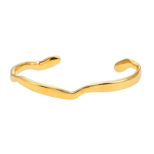 Hackney Nine 'Chanba' Abstract Shaped Bangle Bracelet
