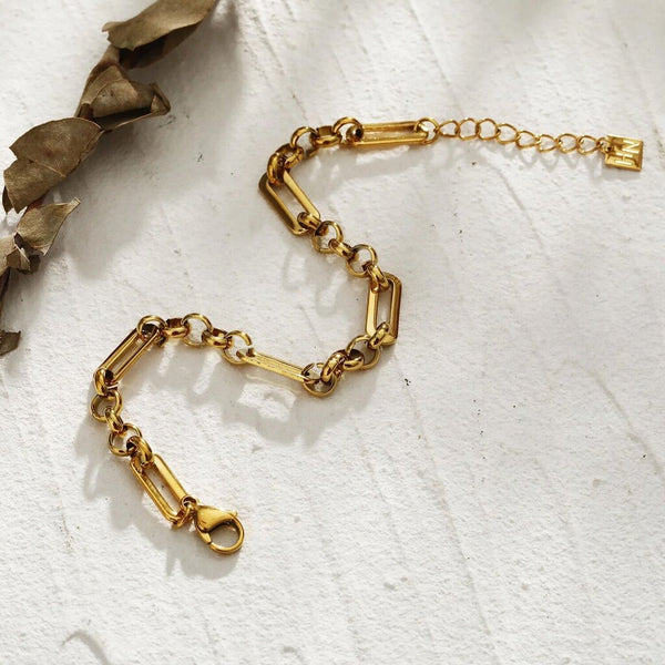 Hackney Nine 'Clichy' Mixed Chain Bracelet