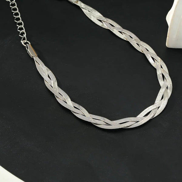 Hackney Nine 'Ella' Intertwined Herringbone Bracelet