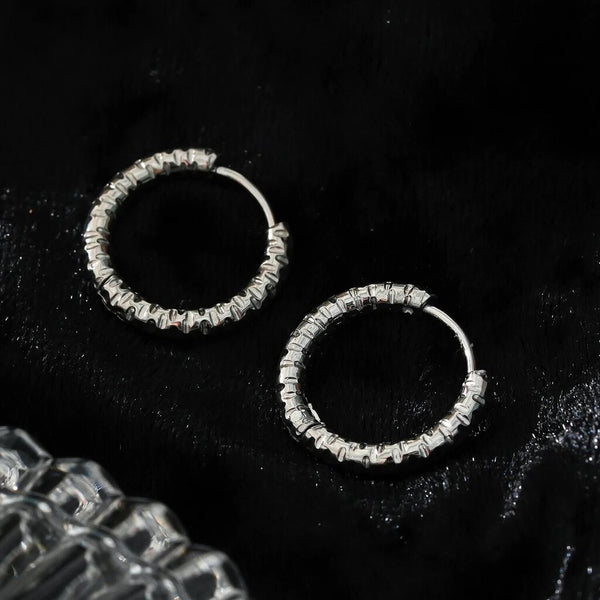 Hackney Nine 'Visconta' Textured Hoop Earrings
