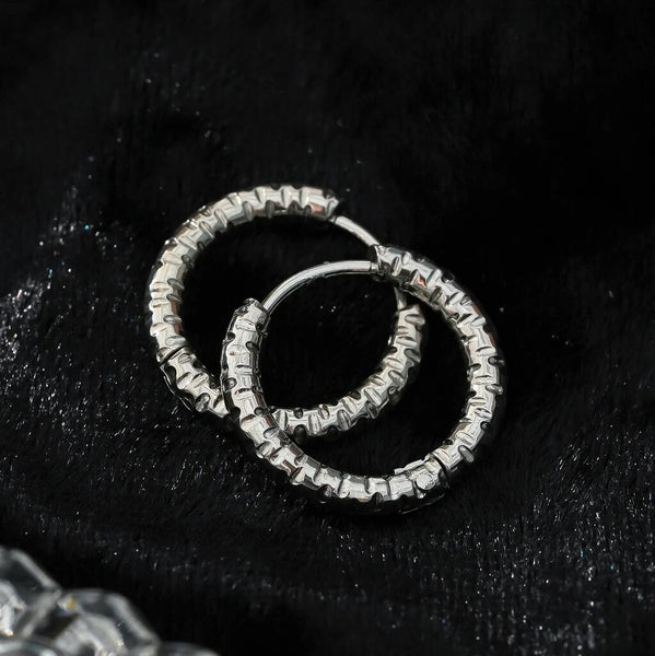 Hackney Nine 'Visconta' Textured Hoop Earrings