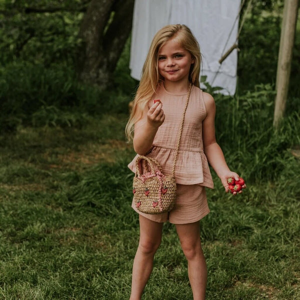 Koko Noko Cotton Ruffle Top and Shorts Set