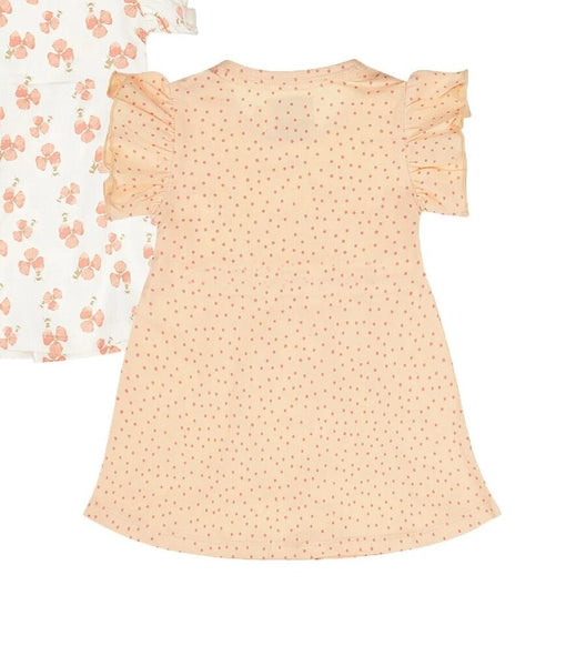 Dirkje Peach Dotted Dress