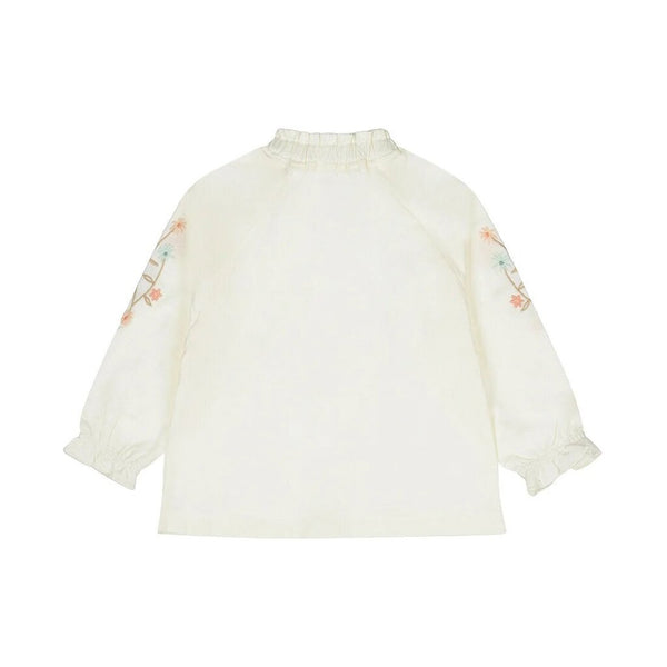 Dirkje Muslin Floral Embroidered Blouse