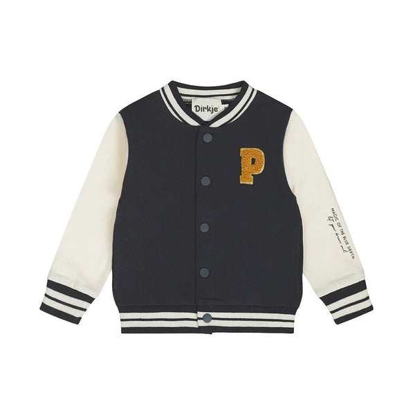 Dirkje Navy Varsity Jacket