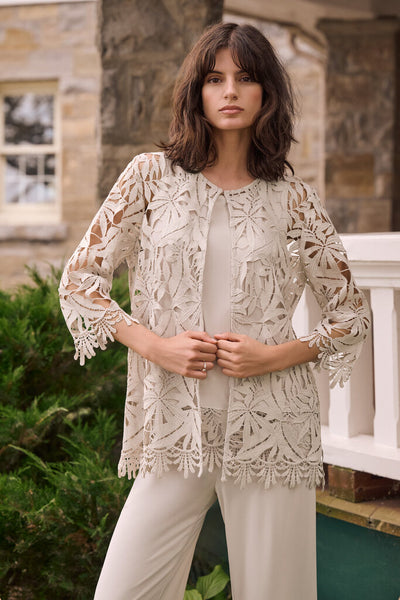 Joseph Ribkoff 262096 Guipare Lace Cover-Up