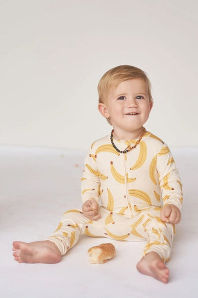 Bambi & Birdie Bamboo Zipper Sleeper - Go Bananas