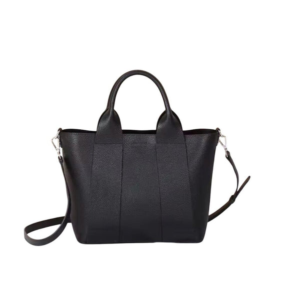 Armoir 'Manhattan' Leather Zipper Close Tote