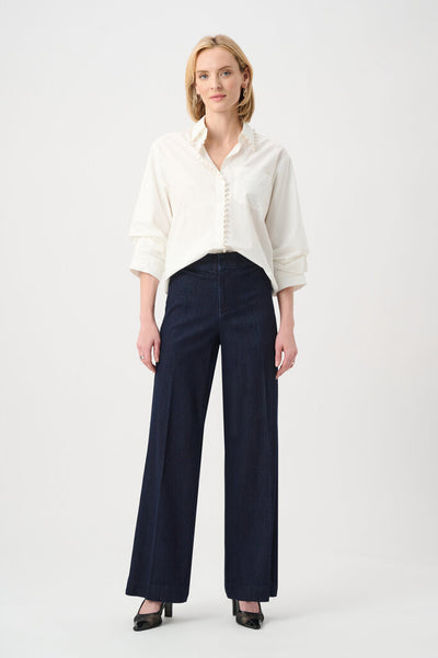 Joseph Ribkoff 'Chloe' High-Rise Wide Leg Jeans