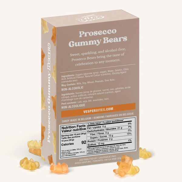 Vesper Bites Prosecco Bear Cocktail Gummies