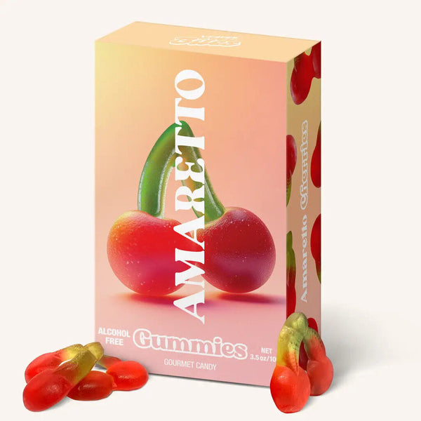 Vesper Bites Amaretto Cherry Cocktail Gummies