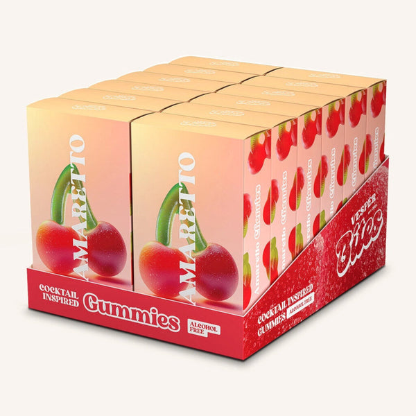 Vesper Bites Amaretto Cherry Cocktail Gummies